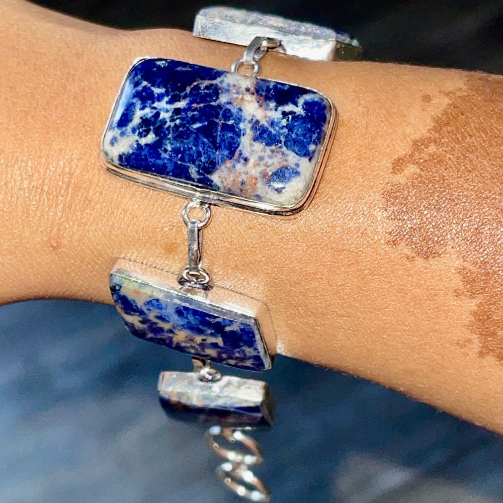 Beautiful Navy Sodalite 7 1/2” - 8 1/2”